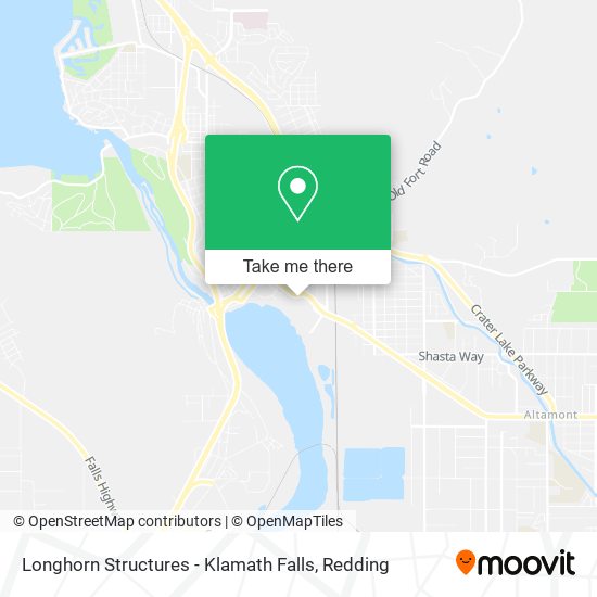 Longhorn Structures - Klamath Falls map