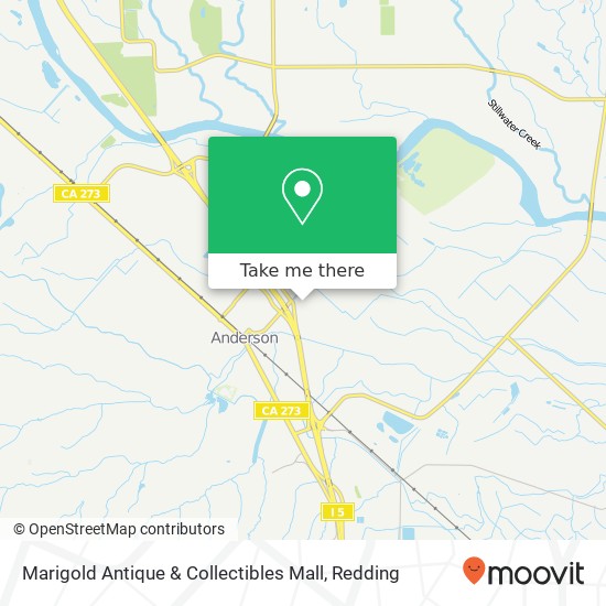 Mapa de Marigold Antique & Collectibles Mall