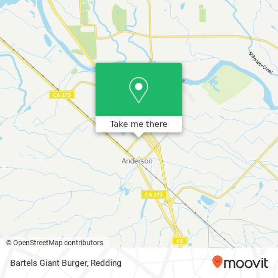 Mapa de Bartels Giant Burger