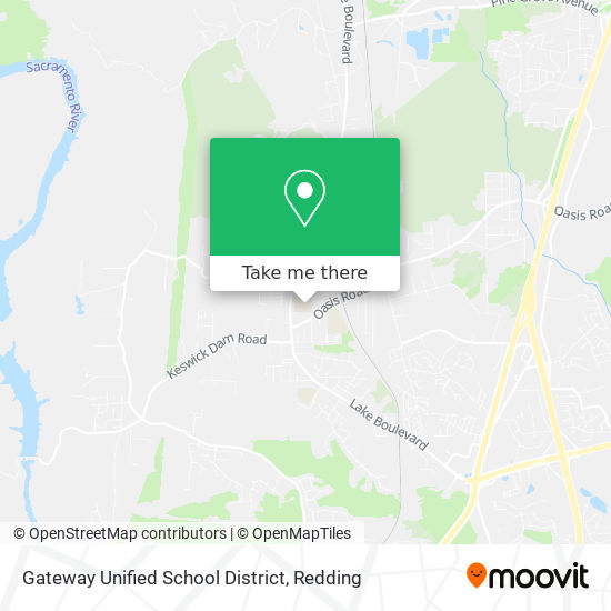 Mapa de Gateway Unified School District