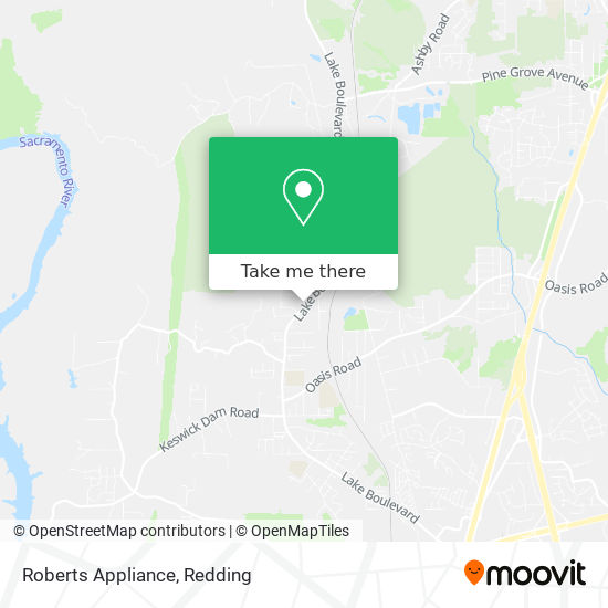 Roberts Appliance map