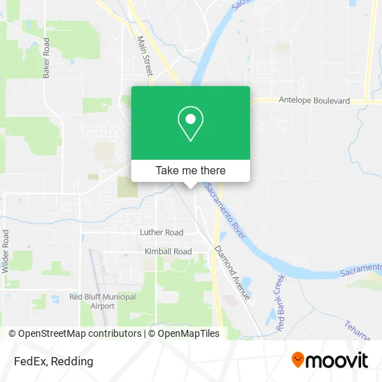 FedEx map