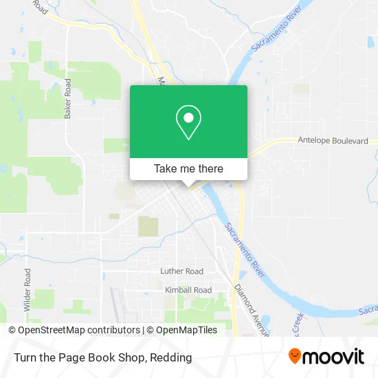 Mapa de Turn the Page Book Shop