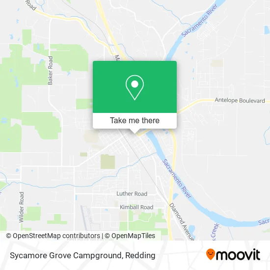 Mapa de Sycamore Grove Campground