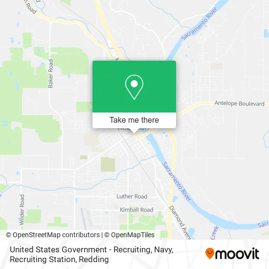 Mapa de United States Government - Recruiting, Navy, Recruiting Station