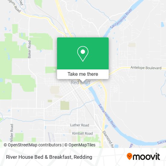 River House Bed & Breakfast map