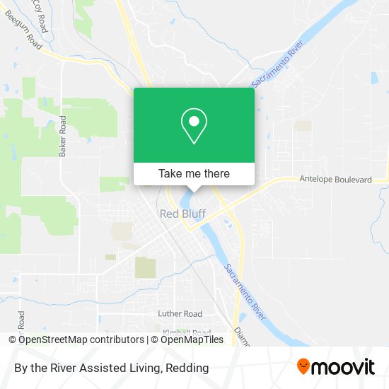 By the River Assisted Living map