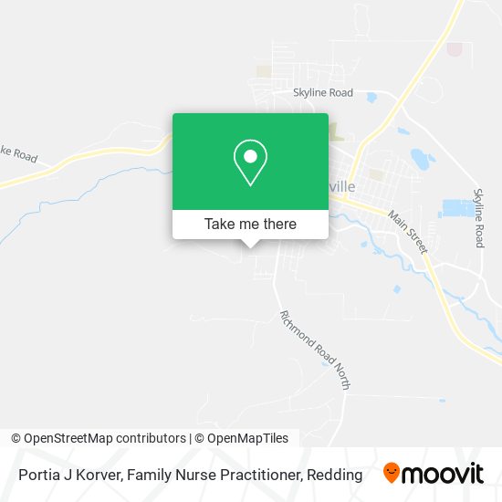 Mapa de Portia J Korver, Family Nurse Practitioner