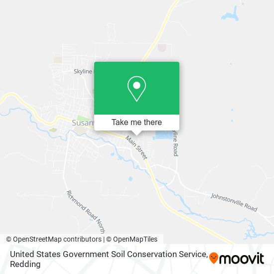 United States Government Soil Conservation Service map