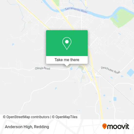 Anderson High map