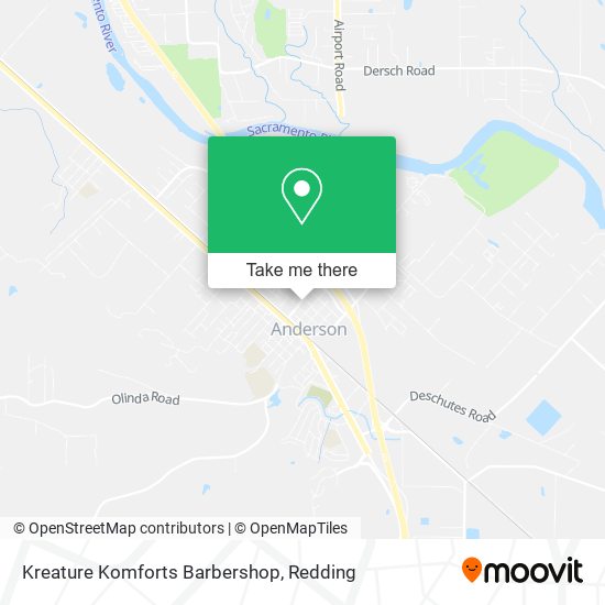 Kreature Komforts Barbershop map