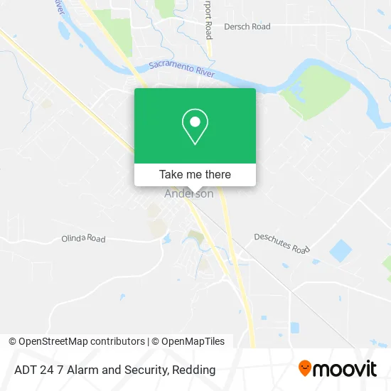 ADT 24 7 Alarm and Security map