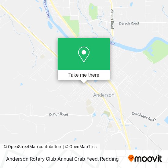 Anderson Rotary Club Annual Crab Feed map