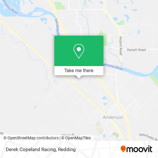 Derek Copeland Racing map