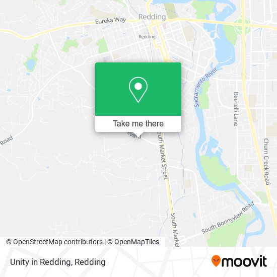 Unity in Redding map