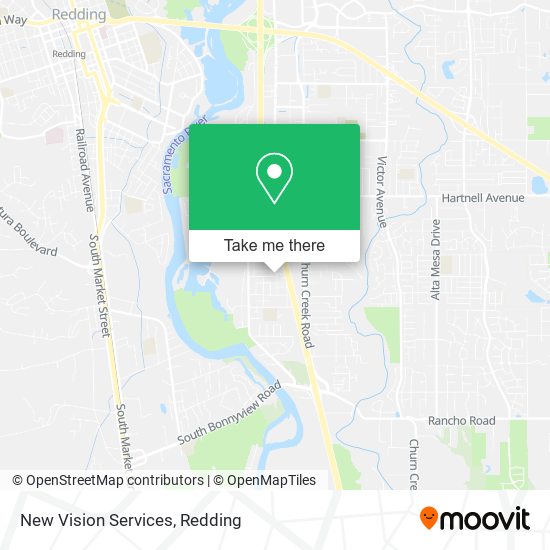 New Vision Services map