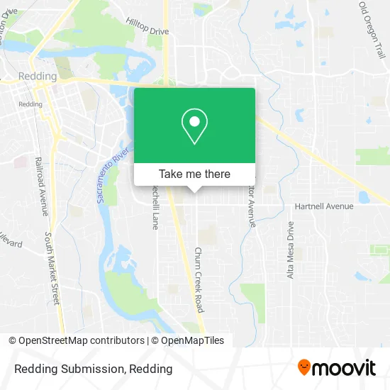 Redding Submission map