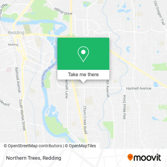 Northern Trees map