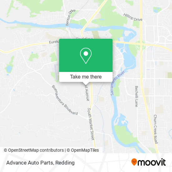 Mapa de Advance Auto Parts