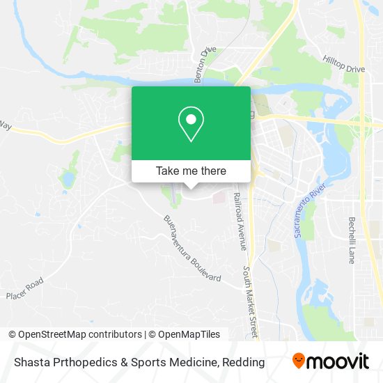 Mapa de Shasta Prthopedics & Sports Medicine