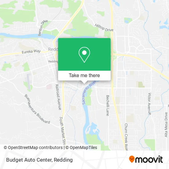 Mapa de Budget Auto Center