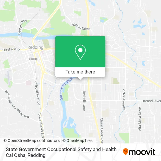 Mapa de State Government Occupational Safety and Health Cal Osha
