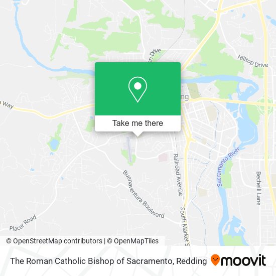 The Roman Catholic Bishop of Sacramento map