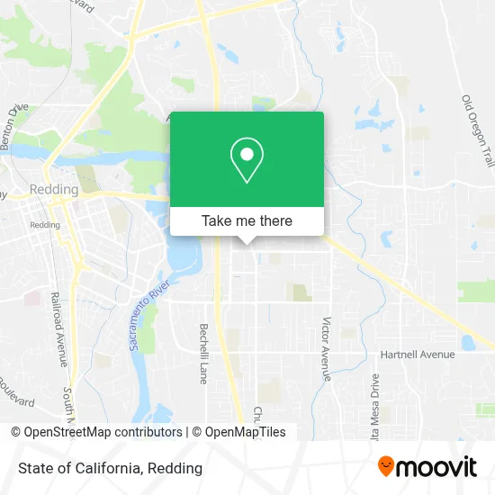 State of California map