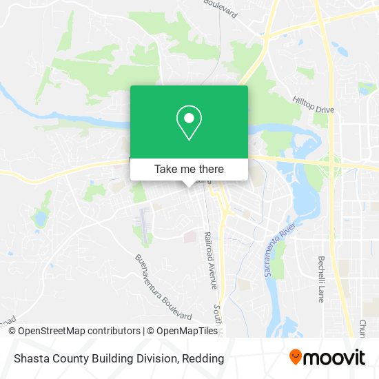 Shasta County Building Division map