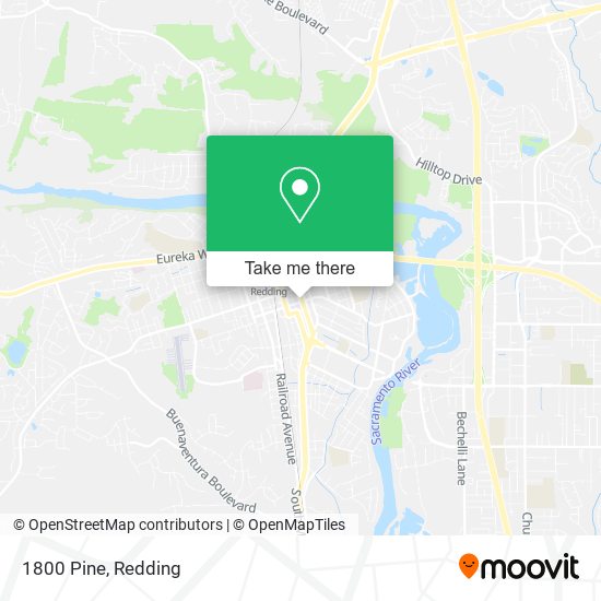 Mapa de 1800 Pine