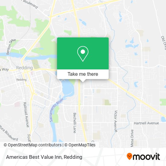 Americas Best Value Inn map