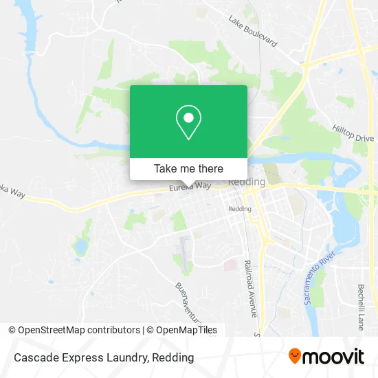 Cascade Express Laundry map