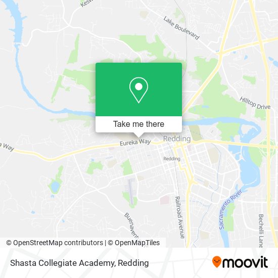 Shasta Collegiate Academy map