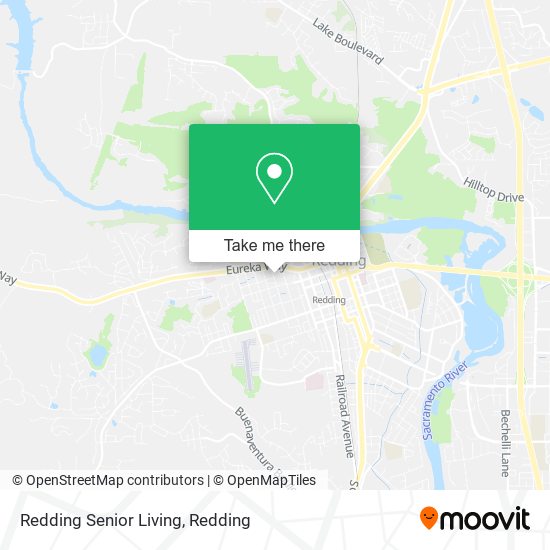 Redding Senior Living map
