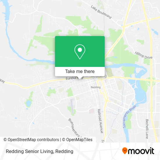 Redding Senior Living map