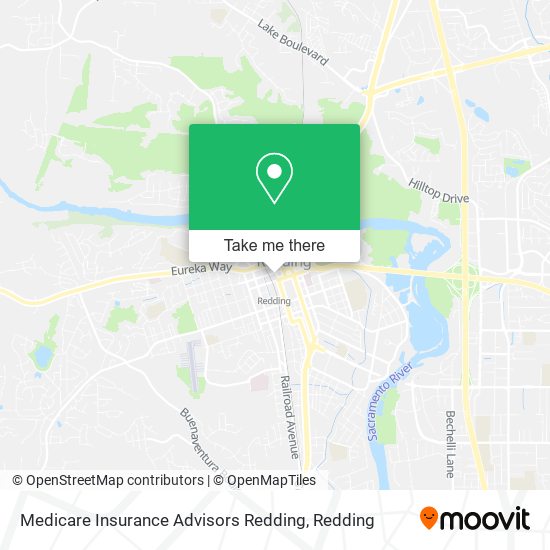 Medicare Insurance Advisors Redding map