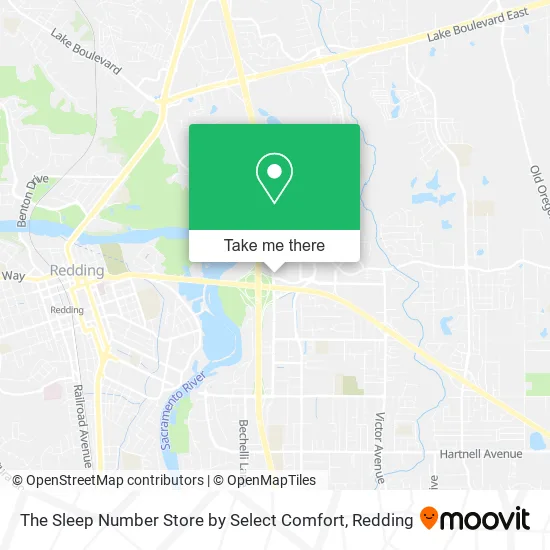 The Sleep Number Store by Select Comfort map