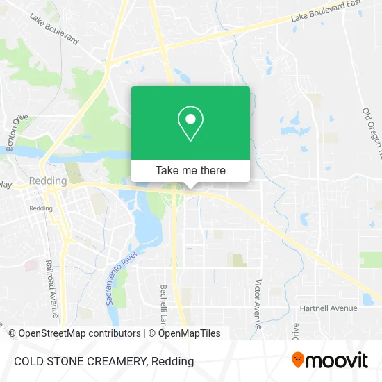 COLD STONE CREAMERY map