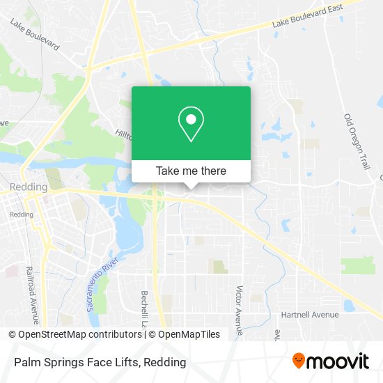 Palm Springs Face Lifts map