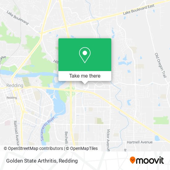 Golden State Arthritis map