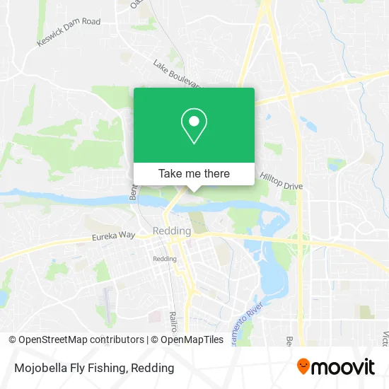 Mojobella Fly Fishing map