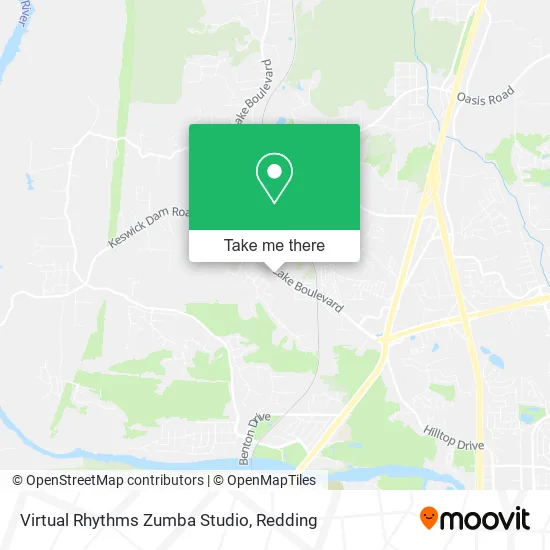 Virtual Rhythms Zumba Studio map