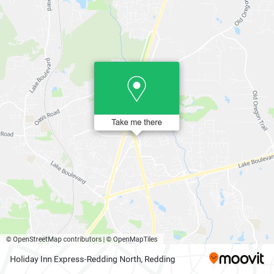 Mapa de Holiday Inn Express-Redding North