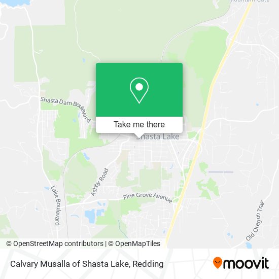Mapa de Calvary Musalla of Shasta Lake