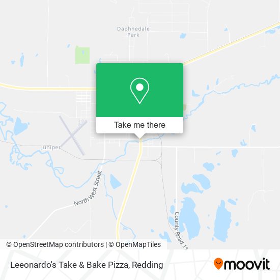 Leeonardo's Take & Bake Pizza map