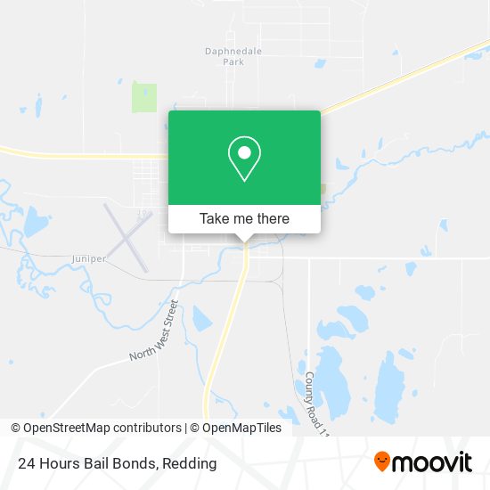 24 Hours Bail Bonds map