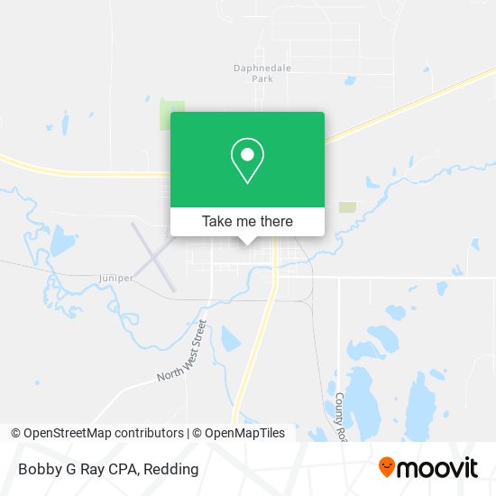 Bobby G Ray CPA map