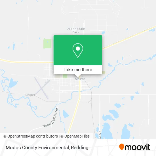 Modoc County Environmental map