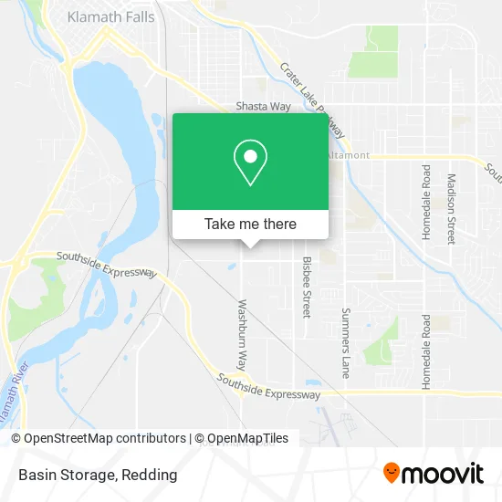 Basin Storage map