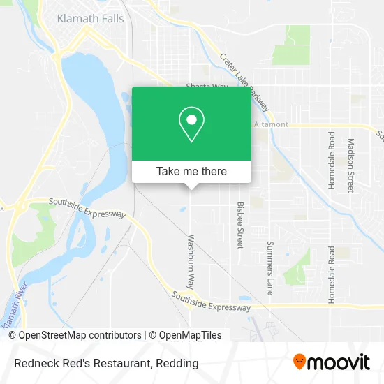 Redneck Red's Restaurant map